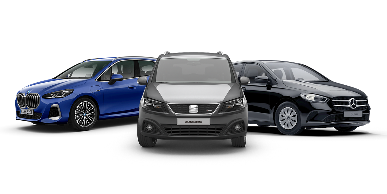 três monovolumes usados