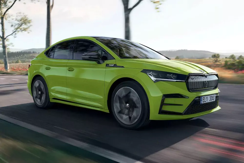 skoda-enyaq-coupe-rs Skoda Enyaq Coupe RS - carro desportivo elétrico