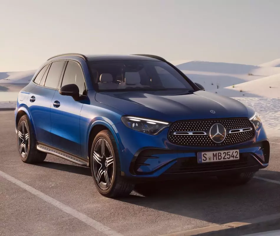 Mercedes-Benz GLC híbrido plug-in em estrada