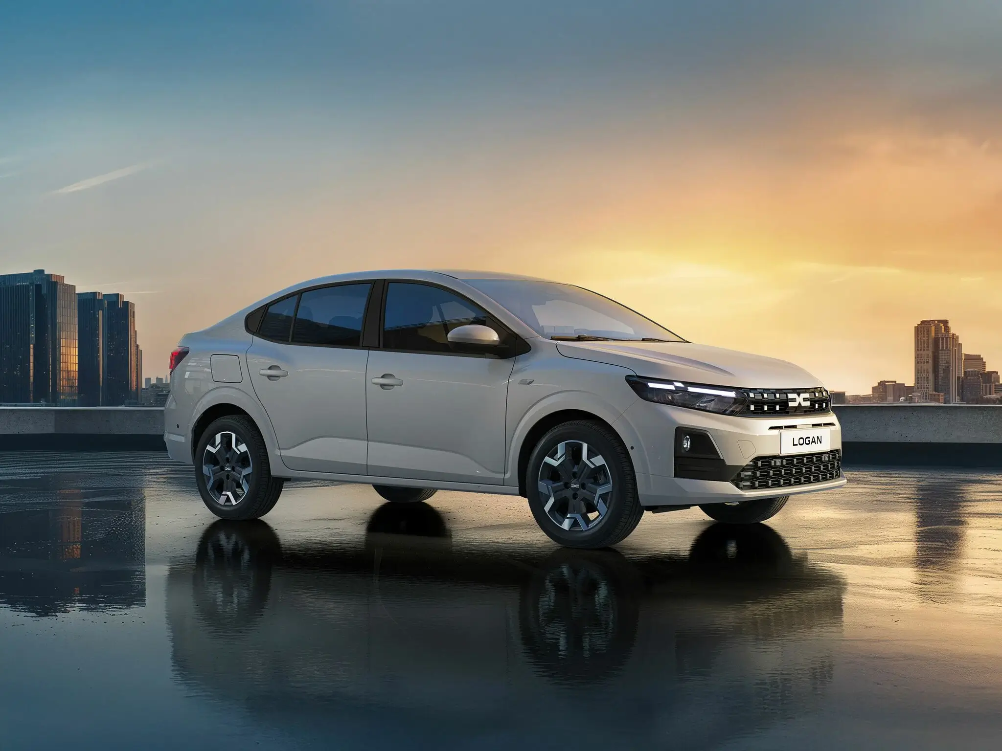 novo dacia logan 2026 branco