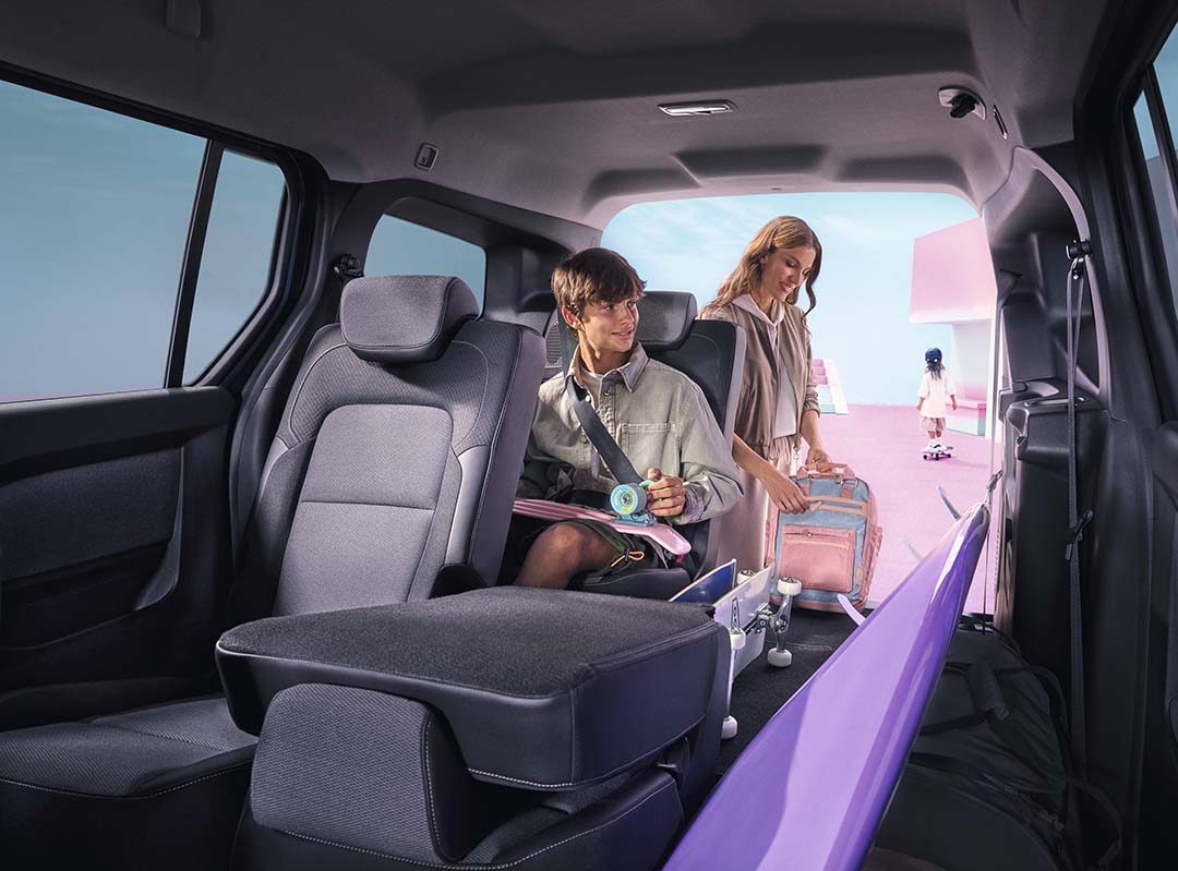 interior do renault grand kangoo