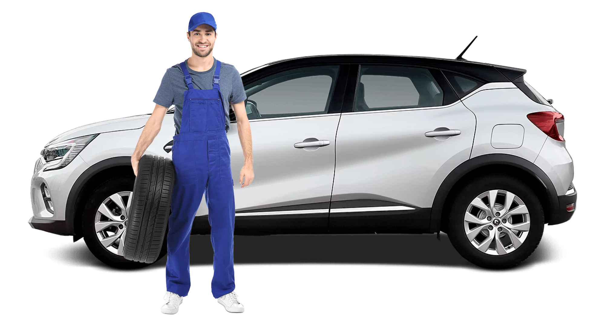 carro_oficinas_renault Oficinas Renault, carro com mecânico ao lado