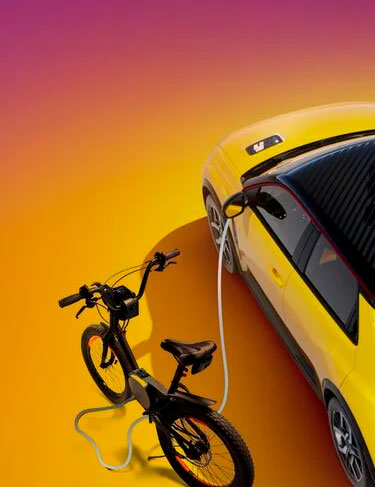 Consulte as informações do seu Renault — vista aérea do modelo