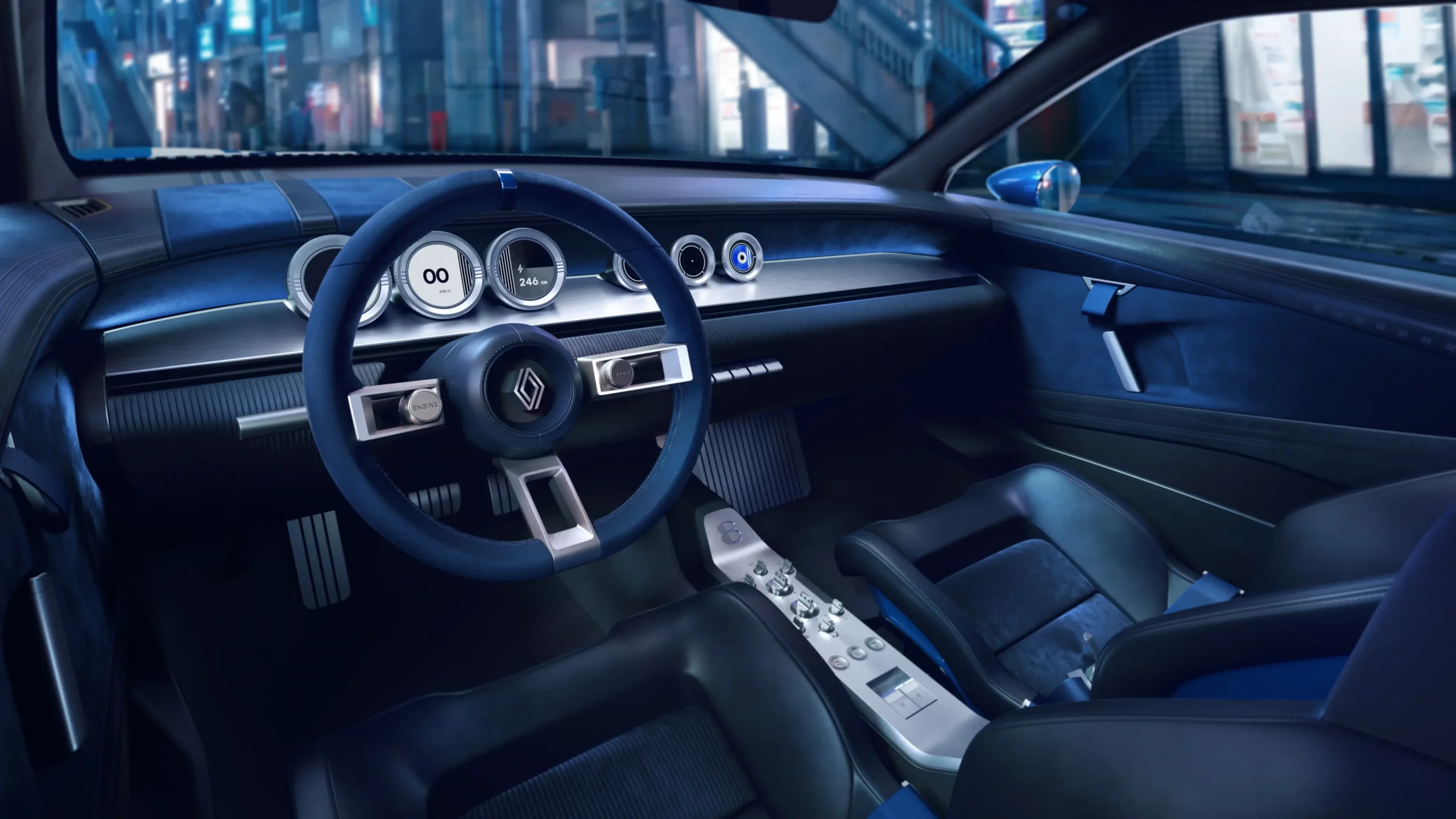 Concept car Renault 8 Gordini vista interior