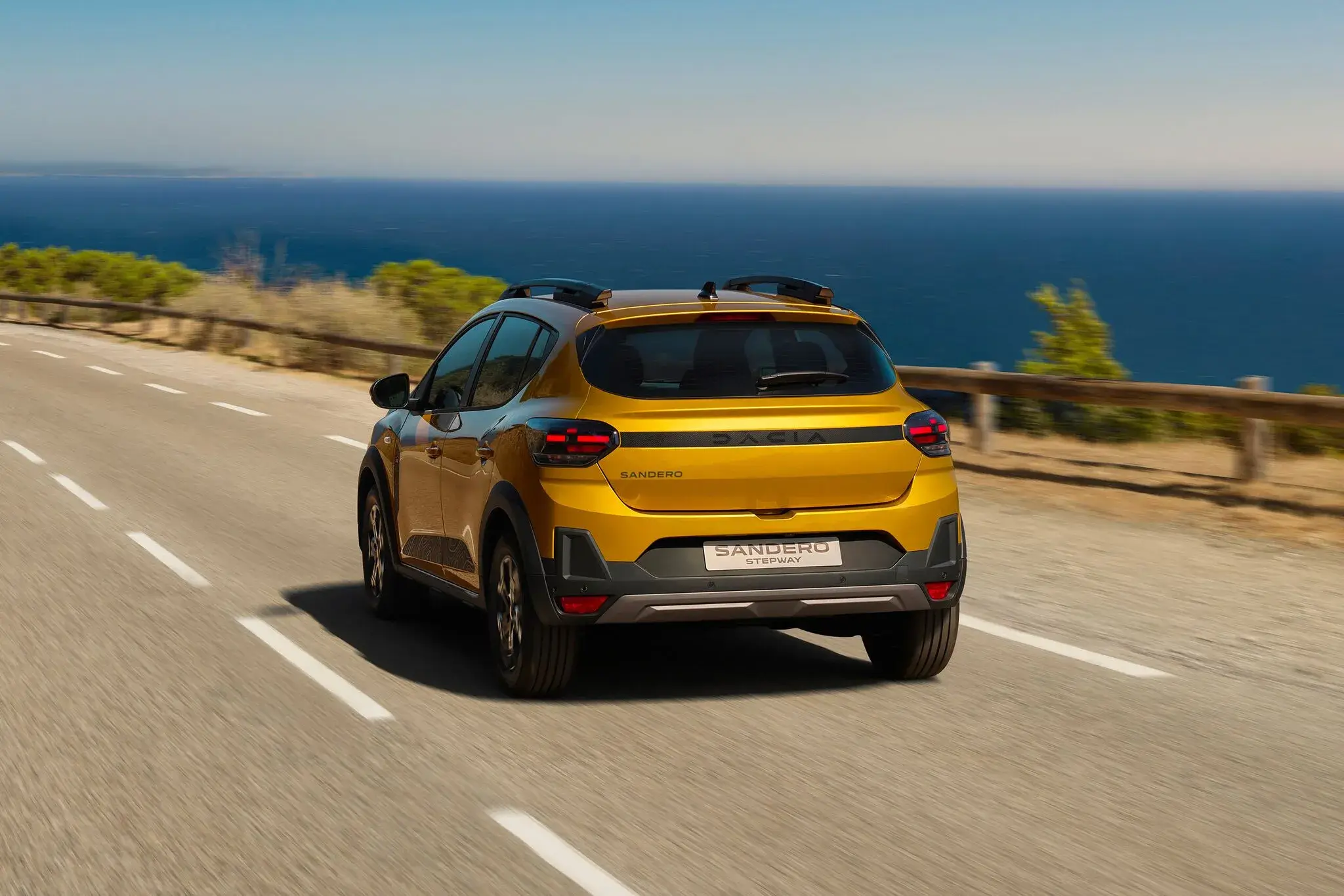 vista traseira do Dacia Sandero Stepway 2026