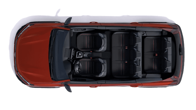 Dacia Jogger 7 lugares Dacia Jogger 7 lugares visto de cima