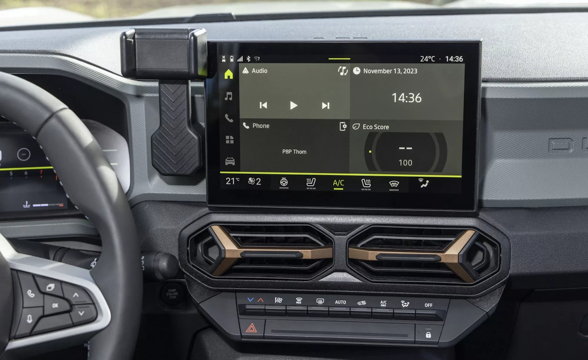 painel digital Dacia