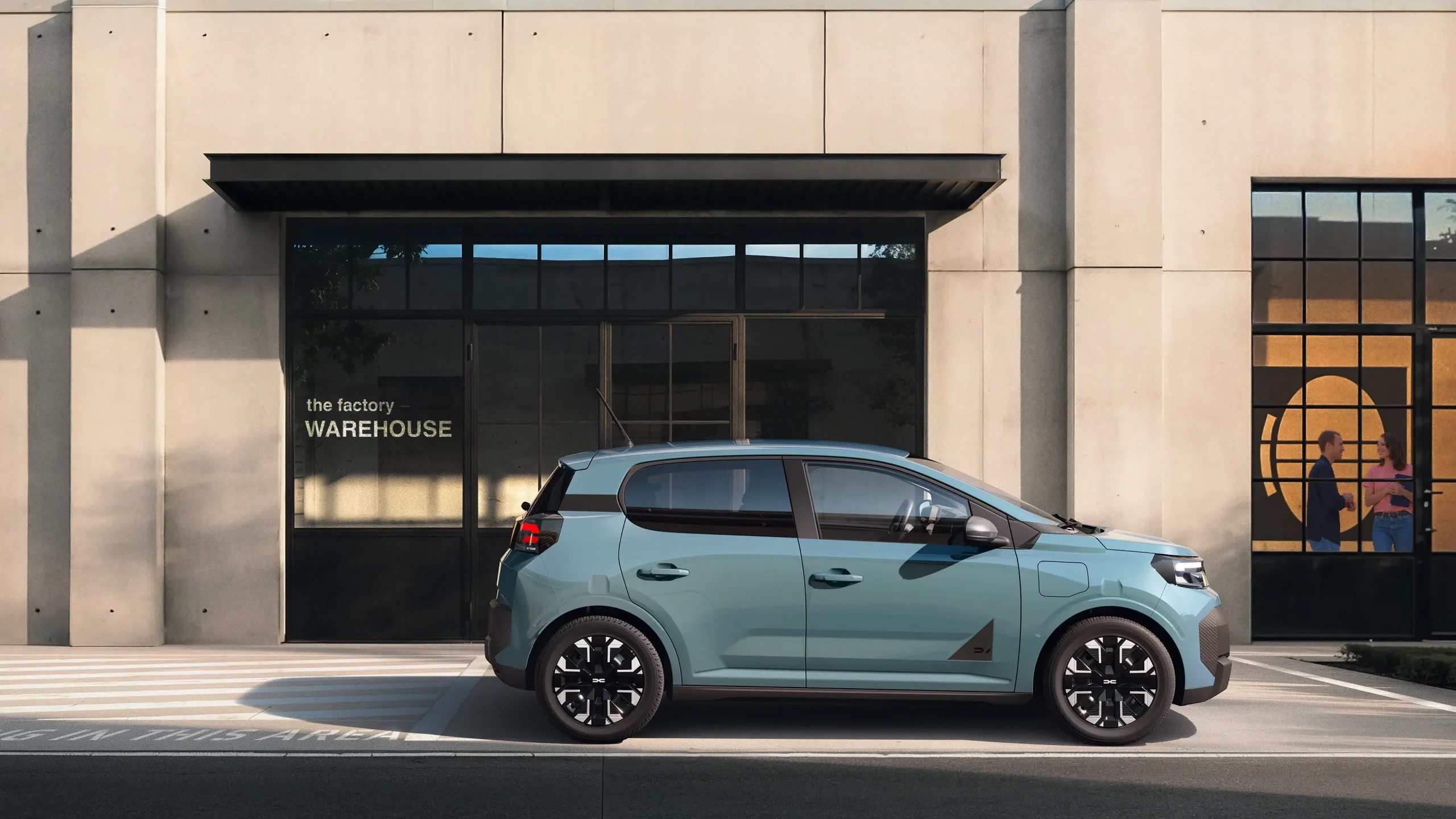 Novo Dacia Spring vista lateral