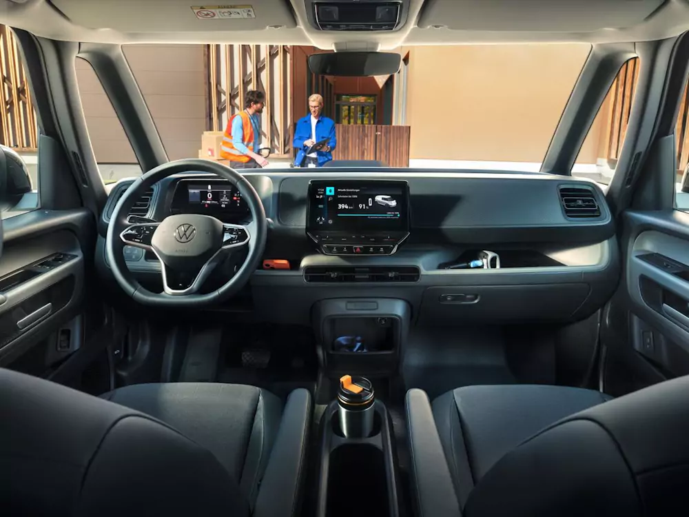 interior e cockpit digital volkswagen id buzz cargo