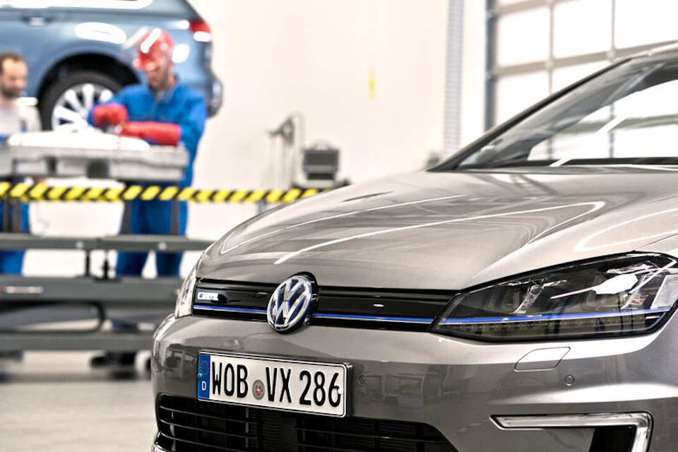 colisao-vw carro volkswagen na oficina