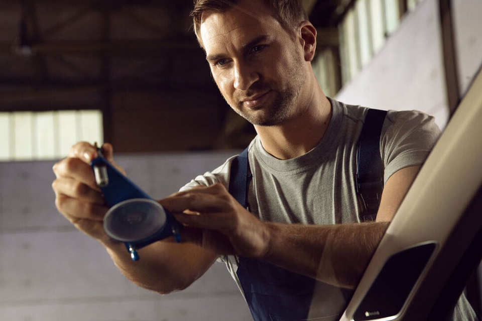 vidros-vw vidro a ser reparado e substituído