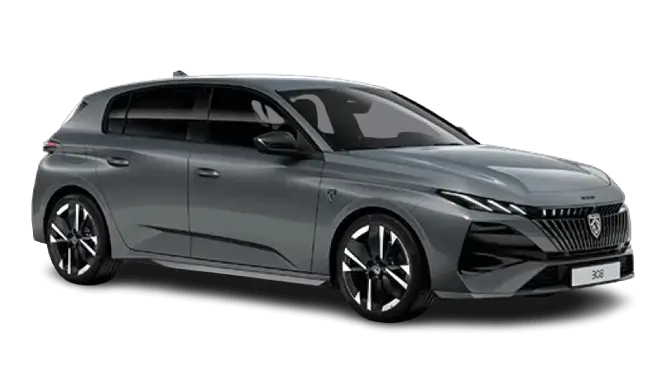 Novo Peugeot 308 2025 na cor cinza