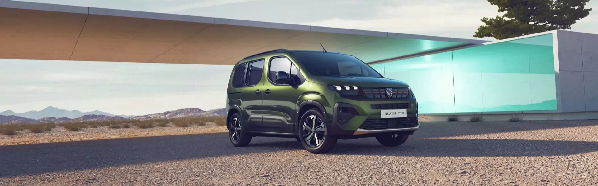 Peugeot E-rifter 100% elétrica carrinha de transporte de passageiros