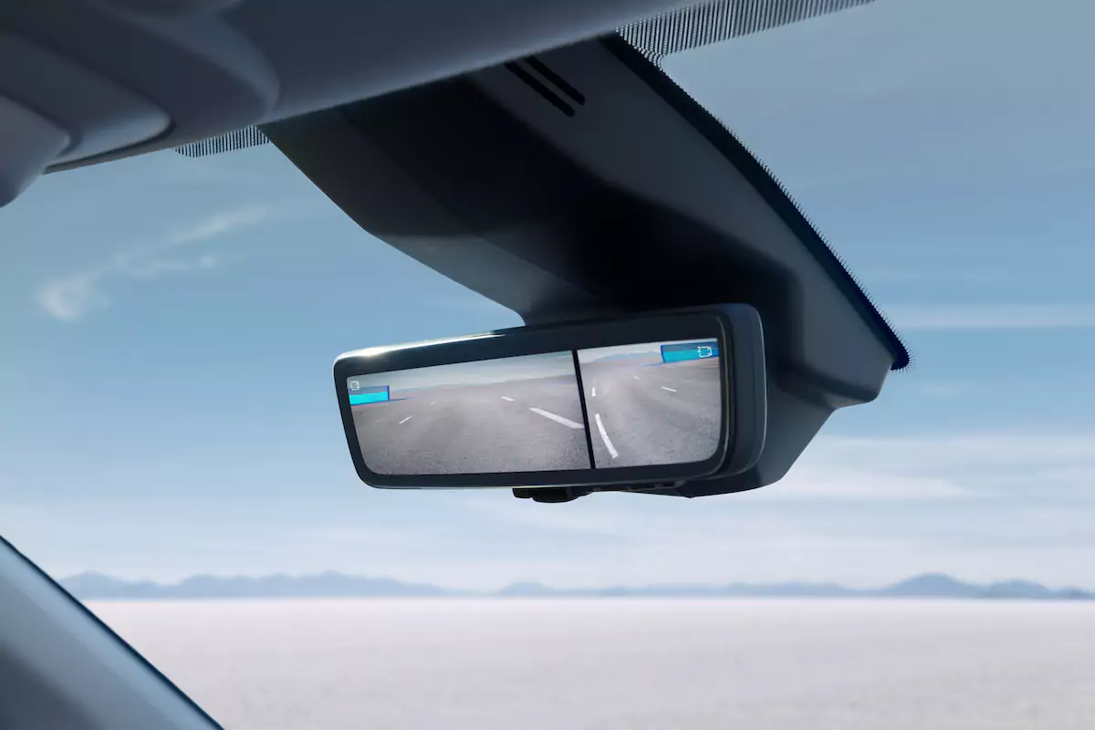 retrovisor com câmara