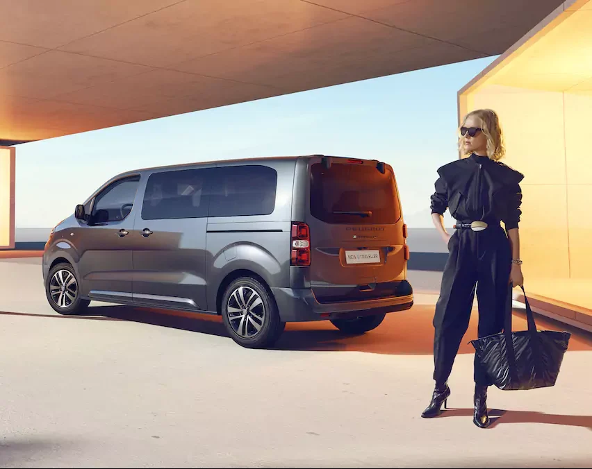 carrinha de transporte de passageiros, peugeot traveller elétrica