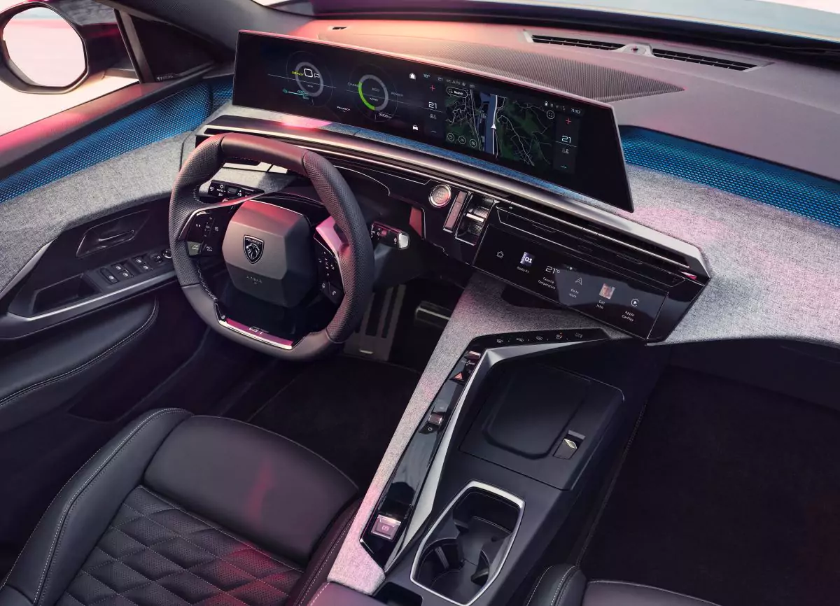 painel digital e tecnologia do 3008 SUV