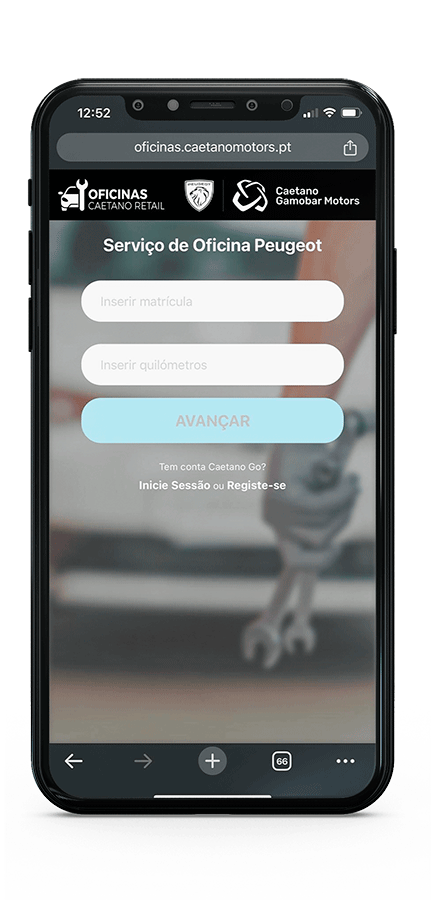 homepage oficinas PEUGEOT