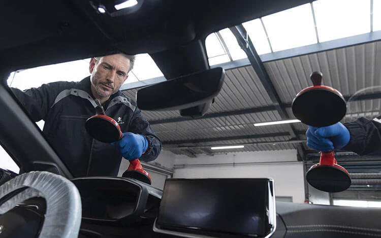 reparação de vidros Peugeot - serviço de após venda, oficinas