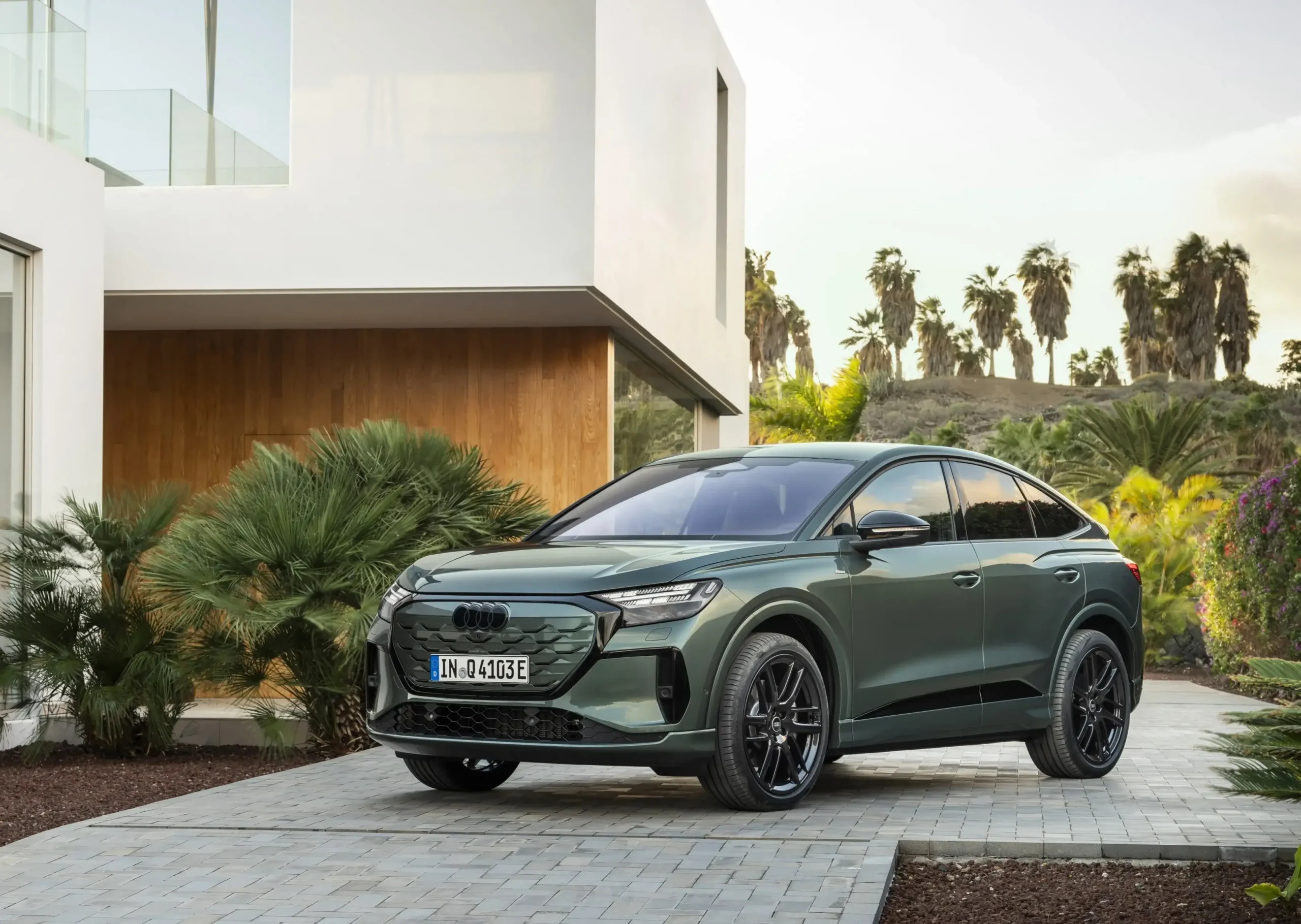 Audi Q4 e-tron Sportback visto de frente