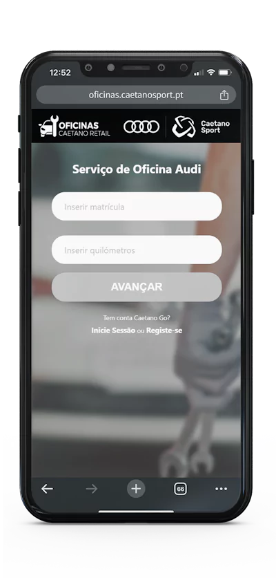 marcar-oficina-audi mock-up marcar oficina Audi