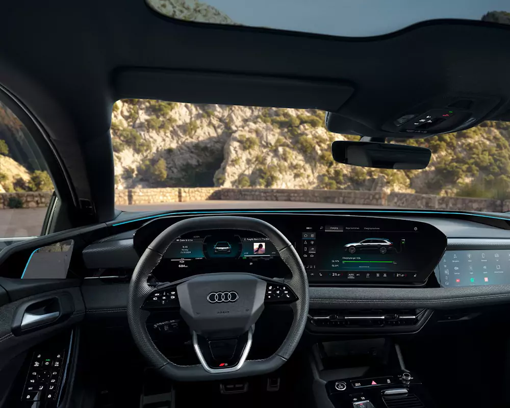 cockpid-audi-etron Audi A6 e-tron cockpit