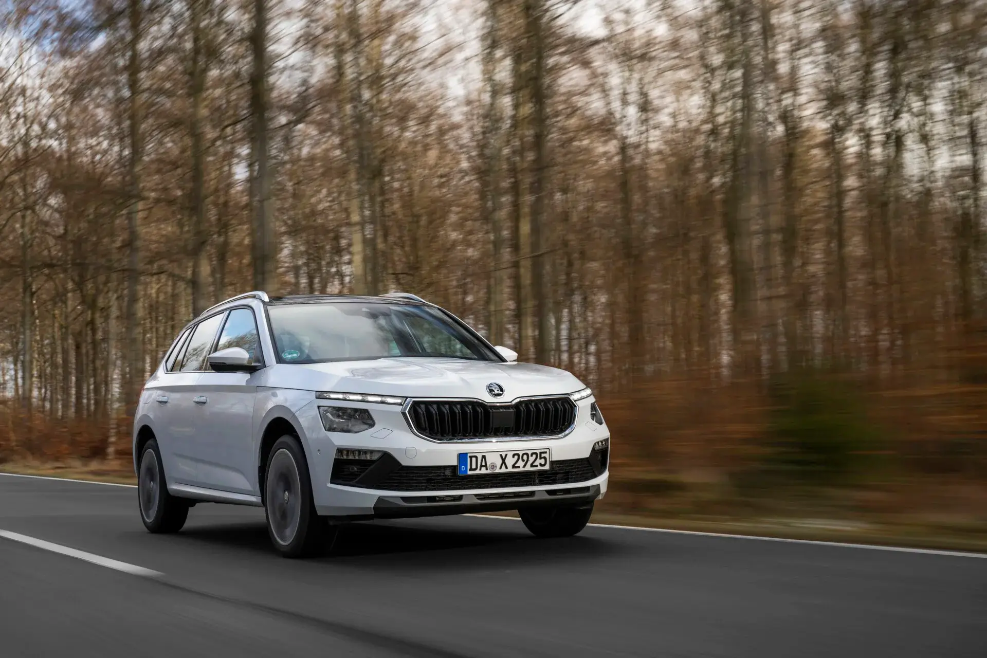 SUV Škoda Kamiq na estrada