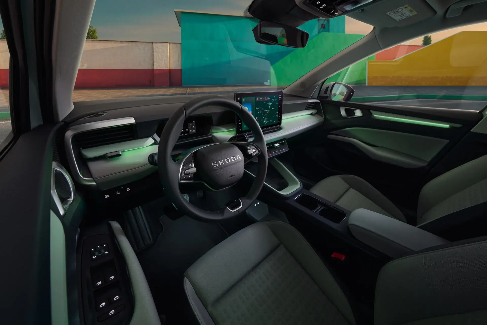 Skoda Epiq vista interior
