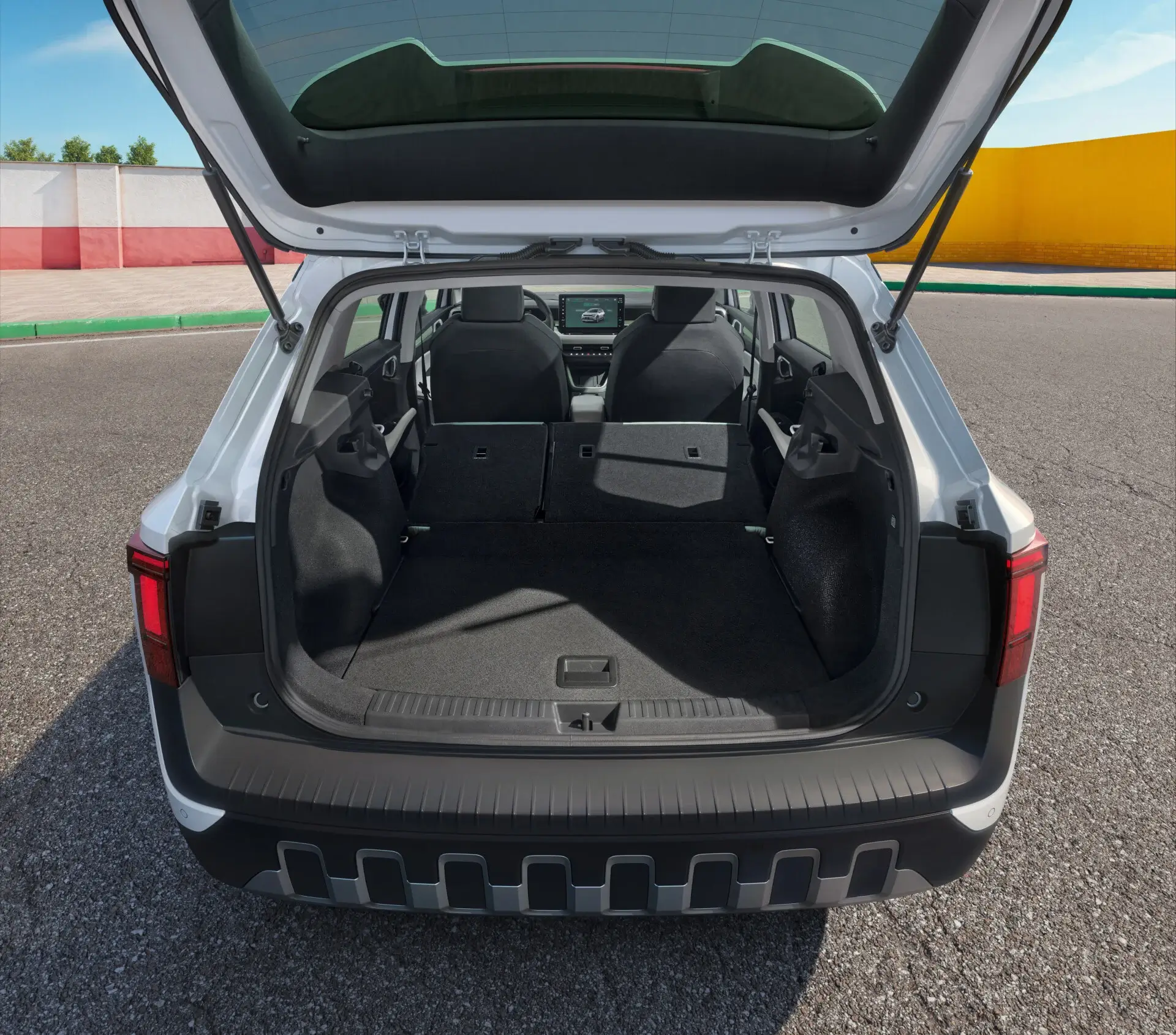 Skoda Epiq bagageira aberta