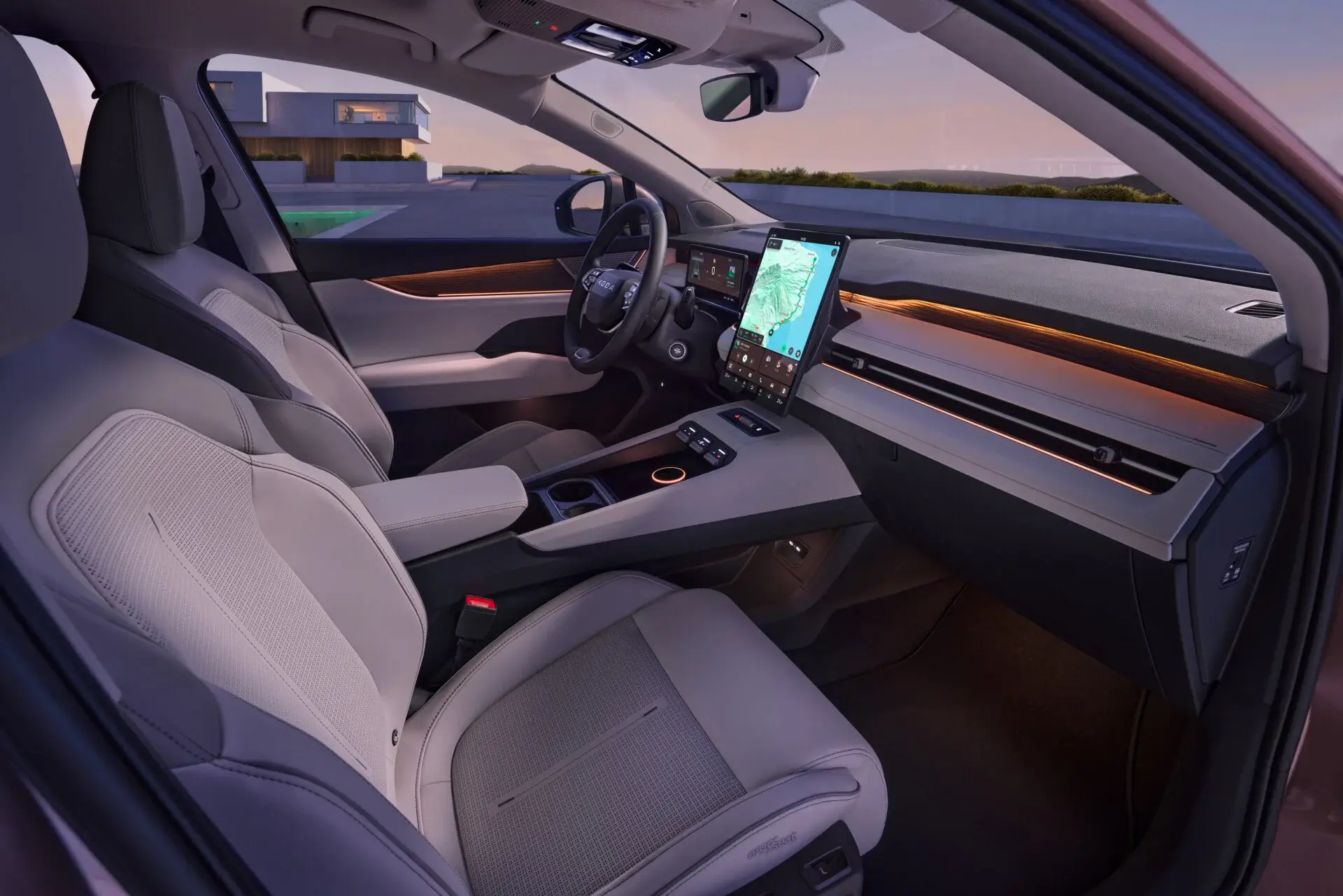 Skoda Peaq vista interior