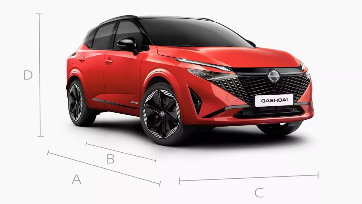 dimensoes-nissan-qashqai dimensões Nissan Qashqai