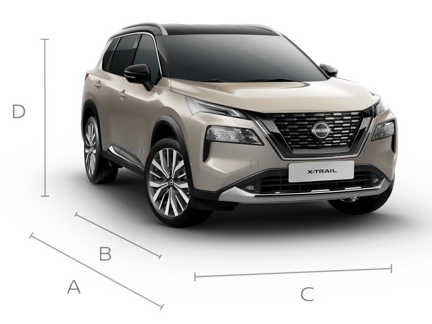 dimensoes-x-trail dimensões X-Trail