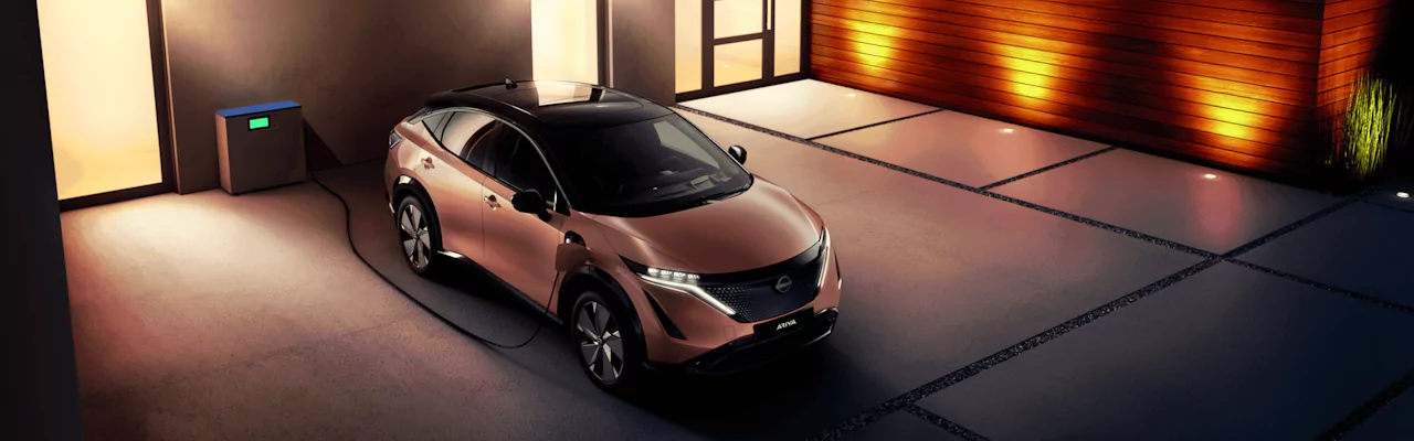 nissan-eletricos Nissan elétrico a carregar