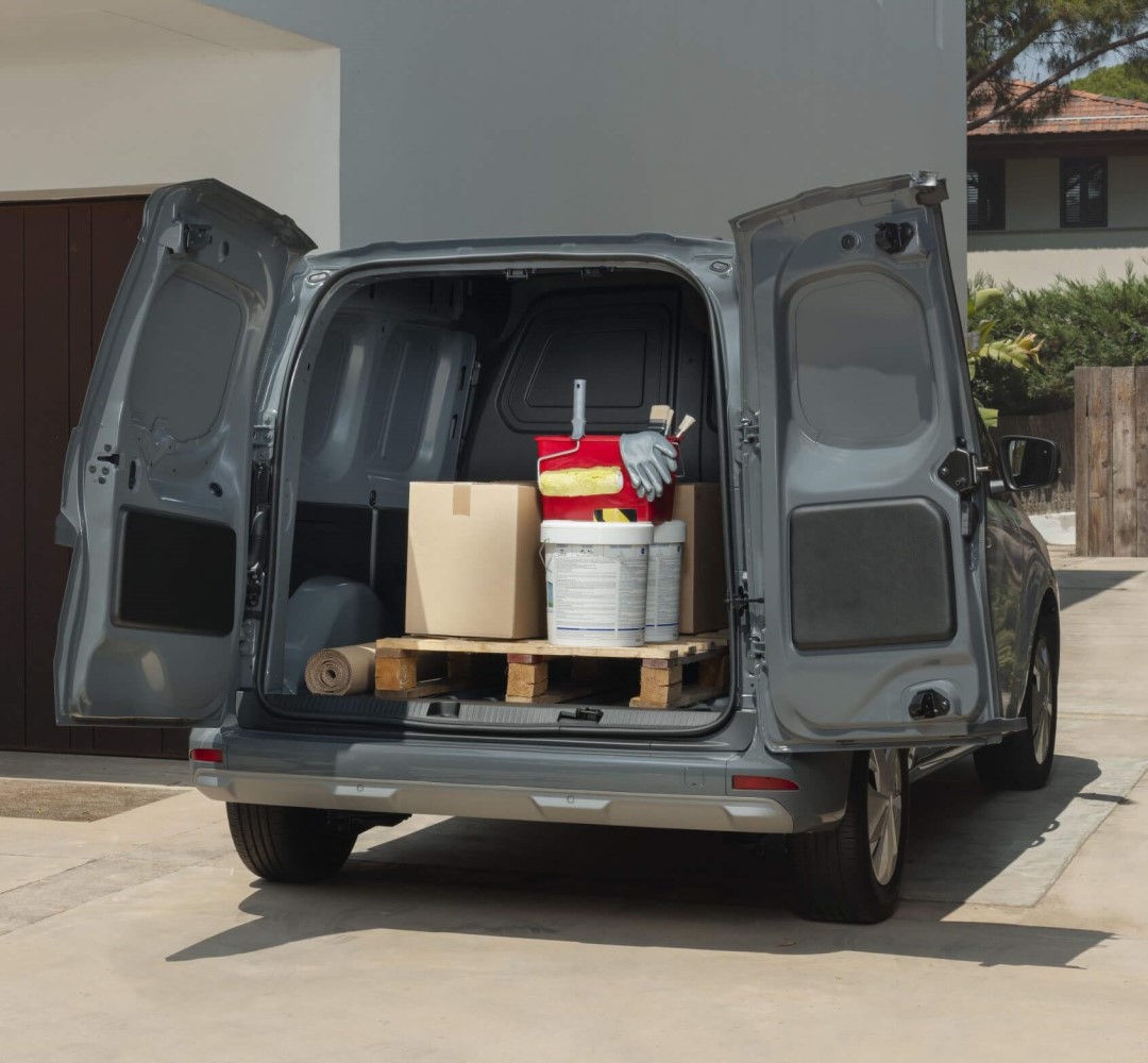 zona carga do Nissan Townstar