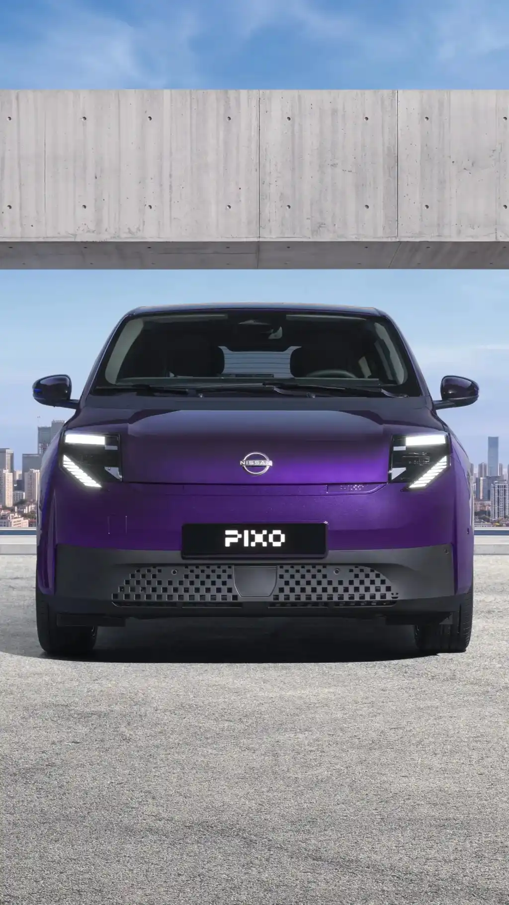 Nissan Pixo visto de frente