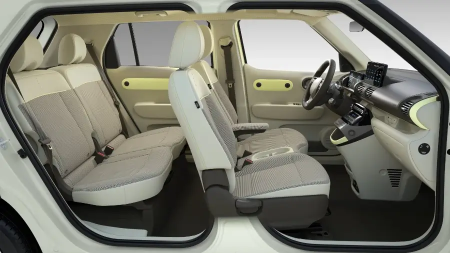 Vista interior do Hyundai Inster
