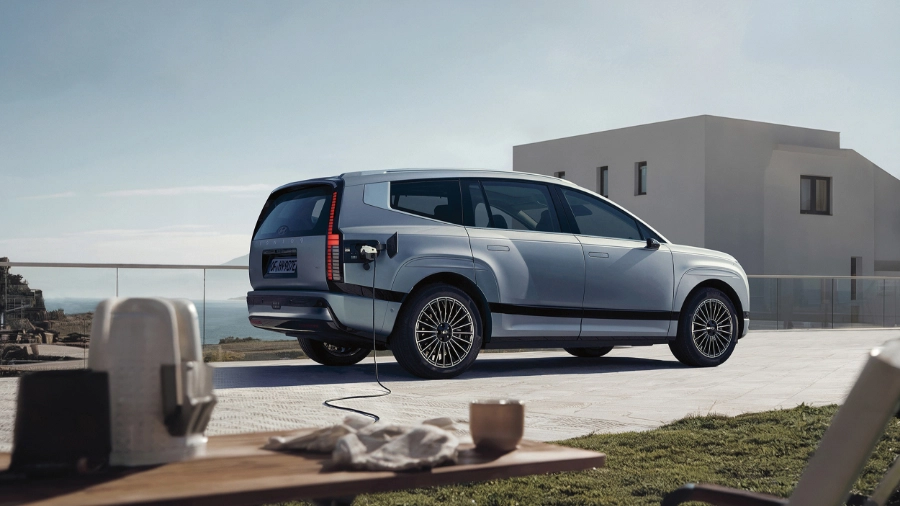 Hyundai IONIQ 9 vista lateral