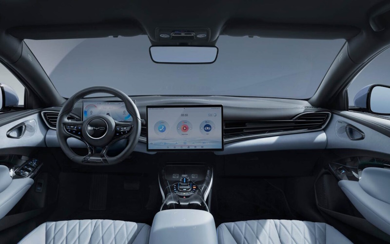 cockpit-seal cockpit BYD com ecrã digital rotativo