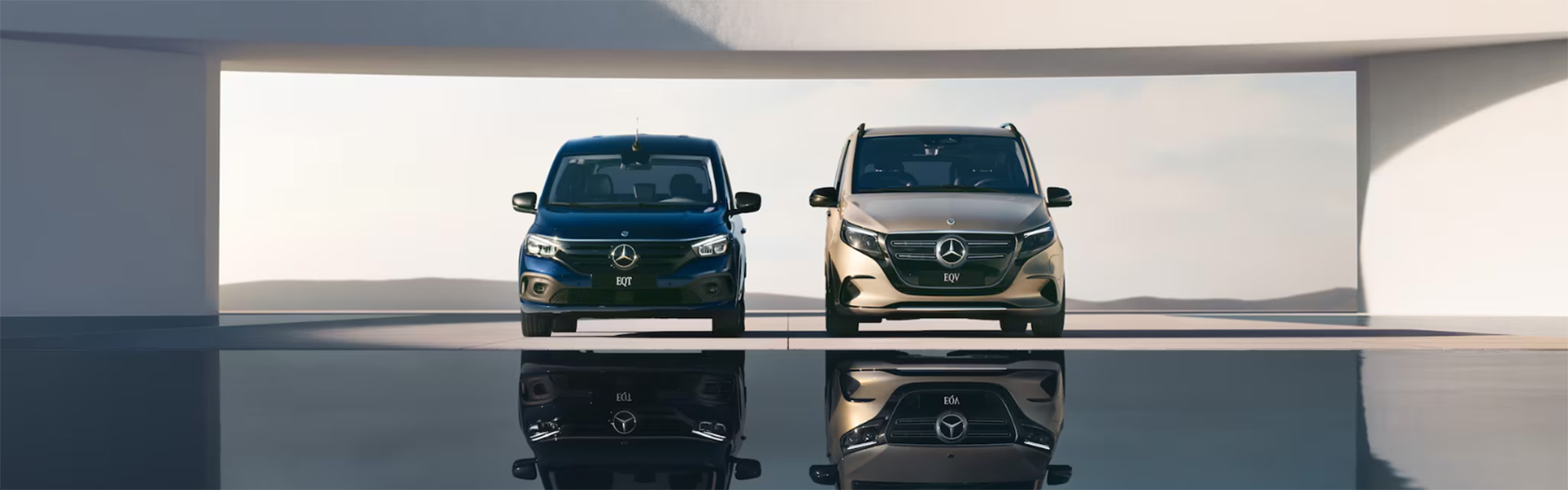 Monovolumes elétricos da Mercedes-Benz.