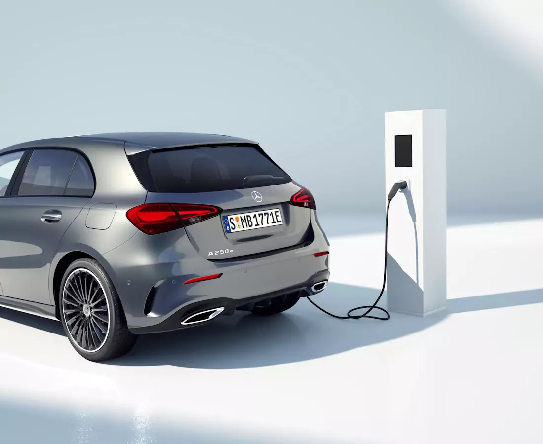 classe-a-plug-in Classe A híbrido plug-in a carregar