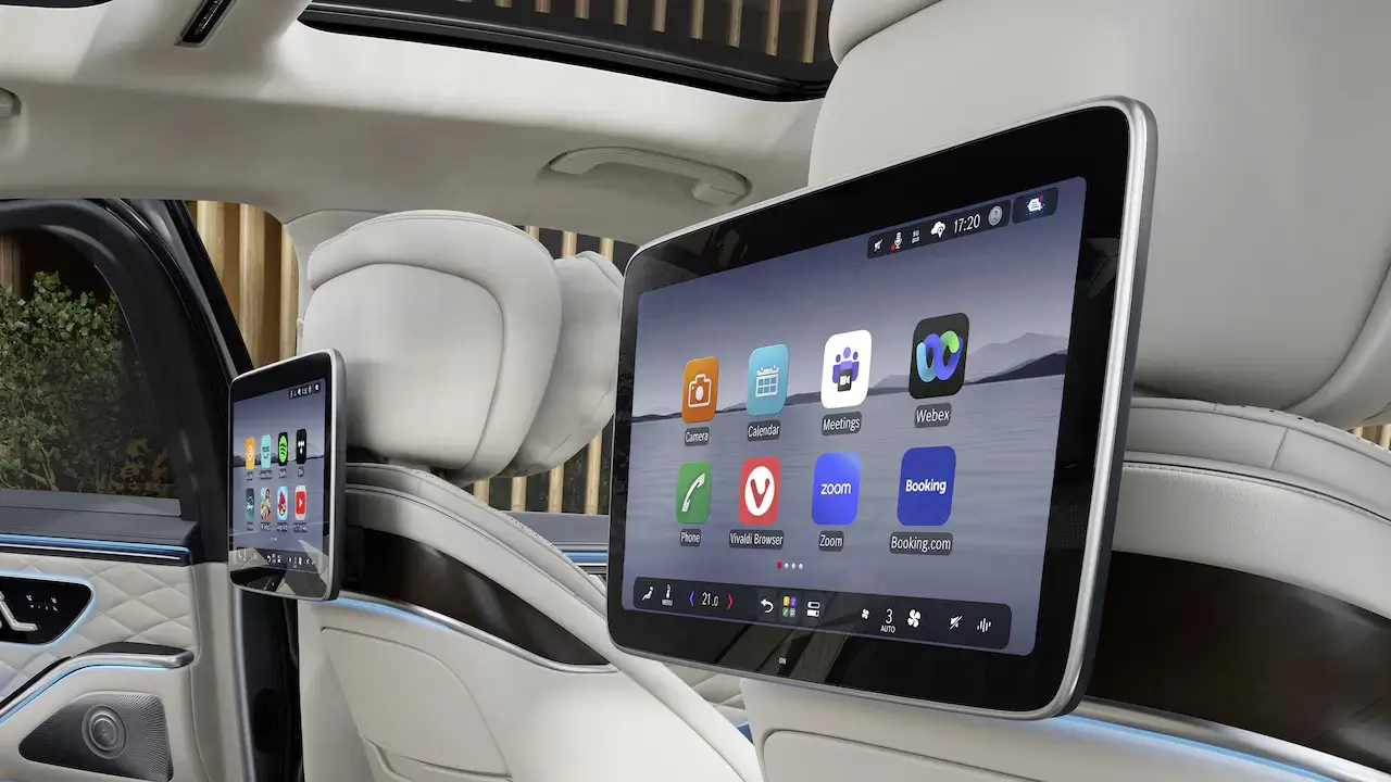 monitor traseiro Mercedes-Benz Classe S