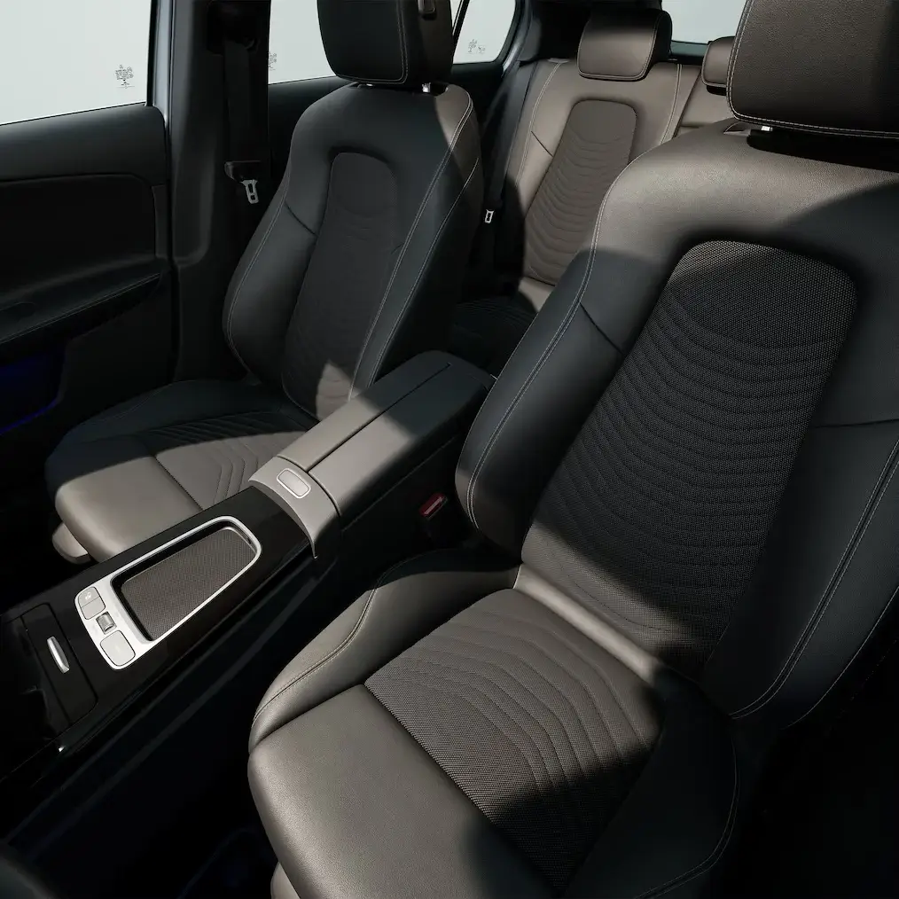 Vista interior do Mercedes-Benz Classe A