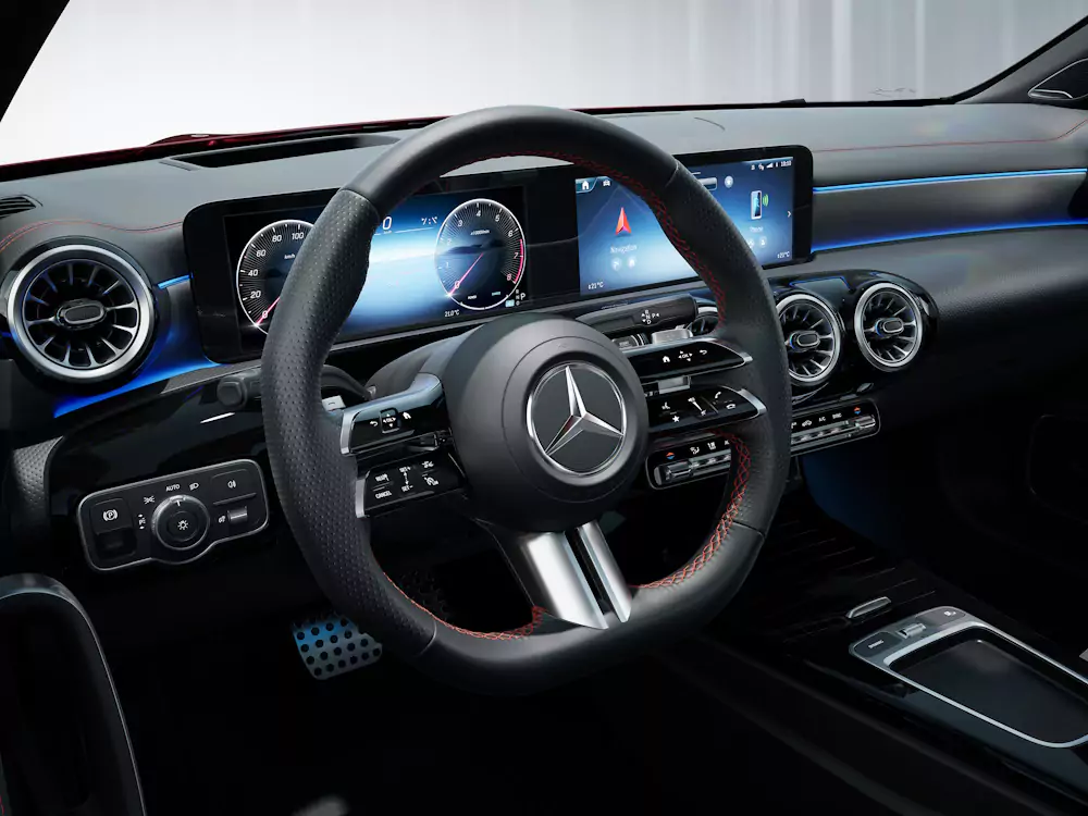 cockpit-cla painel digital Mercedes CLA