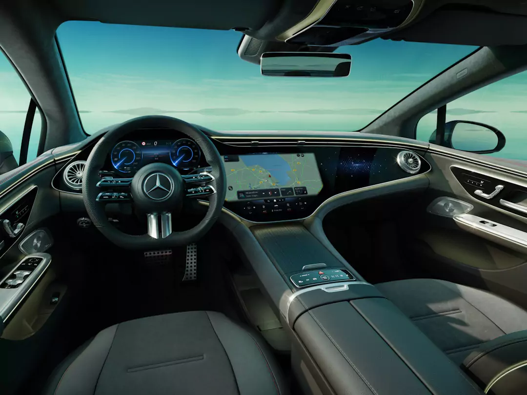 cockpit-eqe- cockpit digital mercedes benz elétrico
