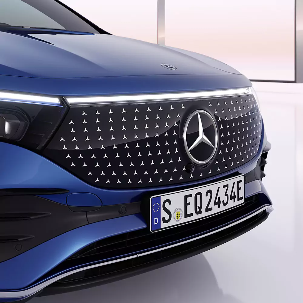 eqa-eletrico Mercedes Benz EQA SUV elétrico grelha frontal