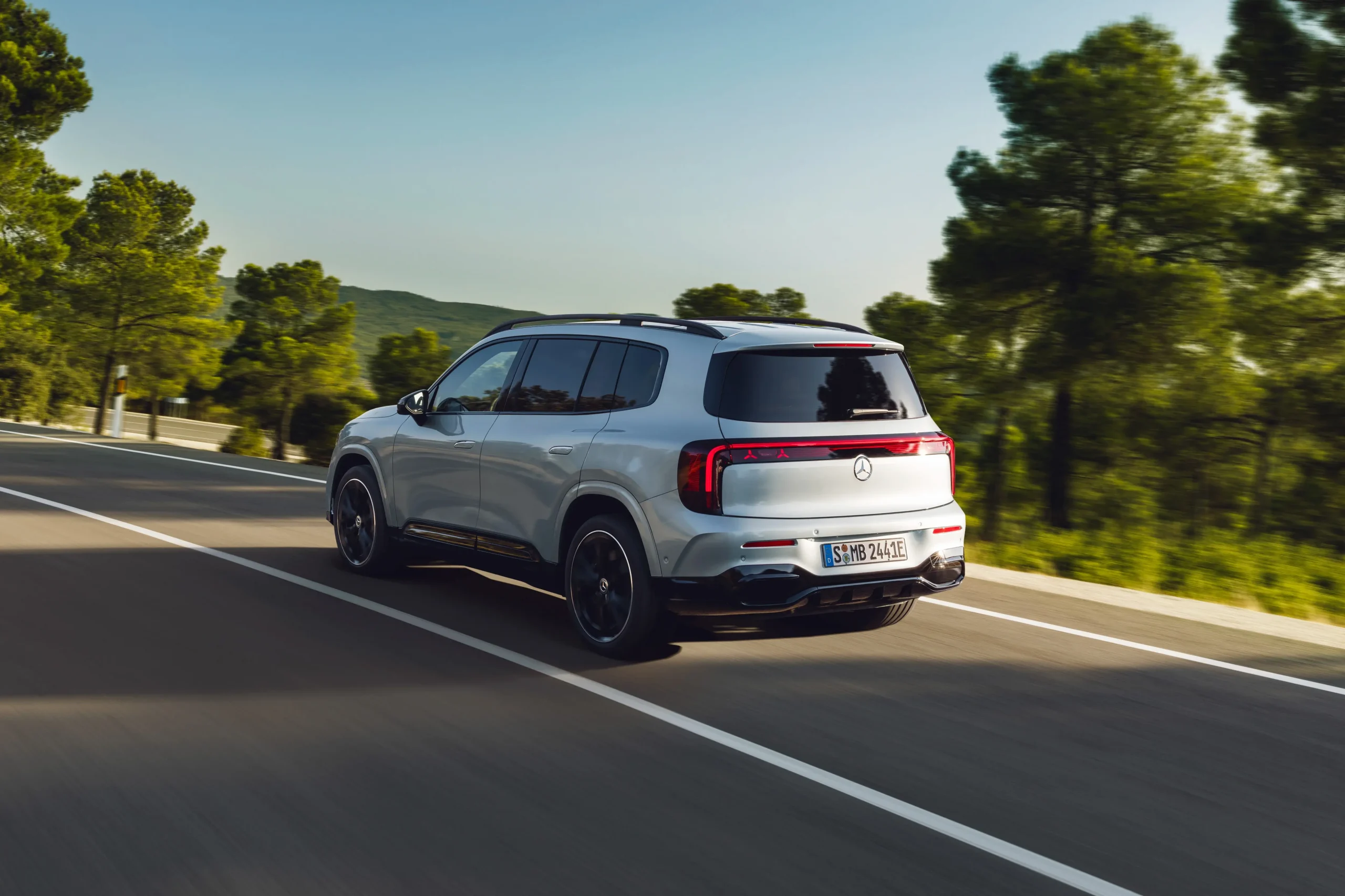 Mercedes-Benz GLB visto de trás