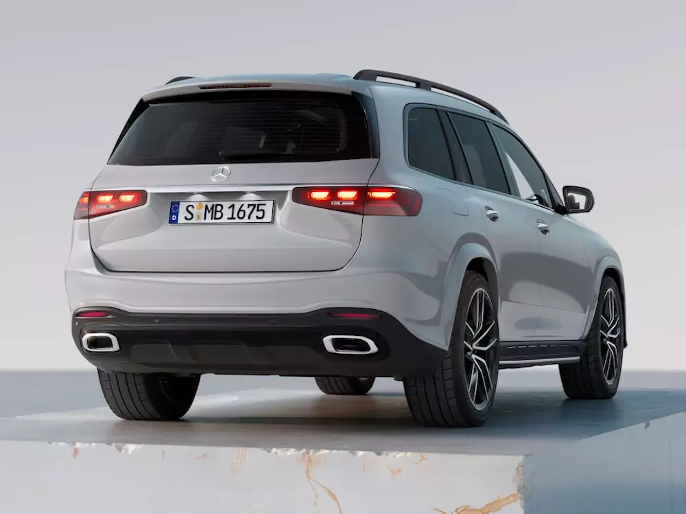 gls vista traseira do SUV GLS