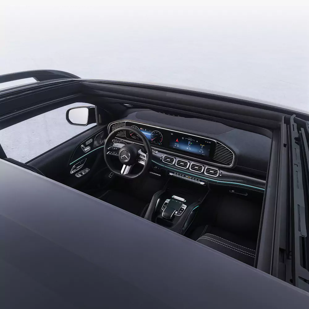 interior-mercedes-gle cockpit digital Mercedes Benz Gle