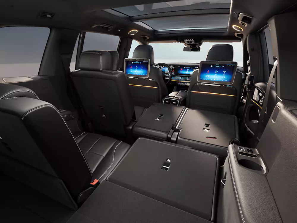interior-mercedes-gls interior do mercedes GLS 7 lugares