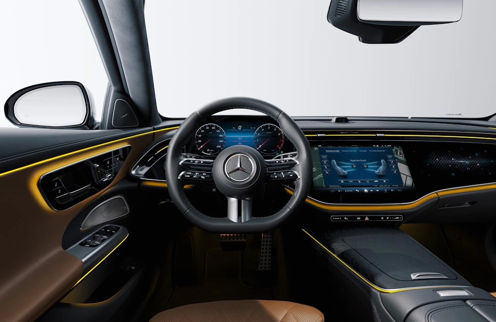 mercedes-e-interior-tecnologia Mercedes E interior e tecnologia