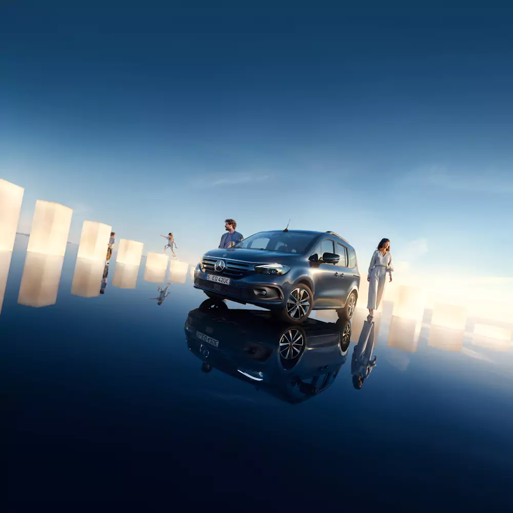 mercedes-eqt Mercedes EQT monovolume elétrico